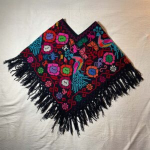 Artesanías - Chal bordado floral