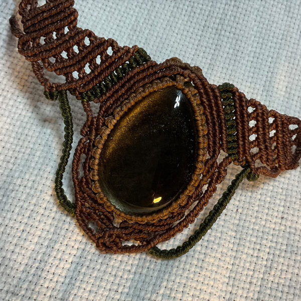 Artesanías - Collar obsidiana